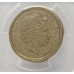 AUSTRALIA 2000 . ONE 1 DOLLAR COIN . ERROR . MULE . STRUCK ON TEN 10 CENTS